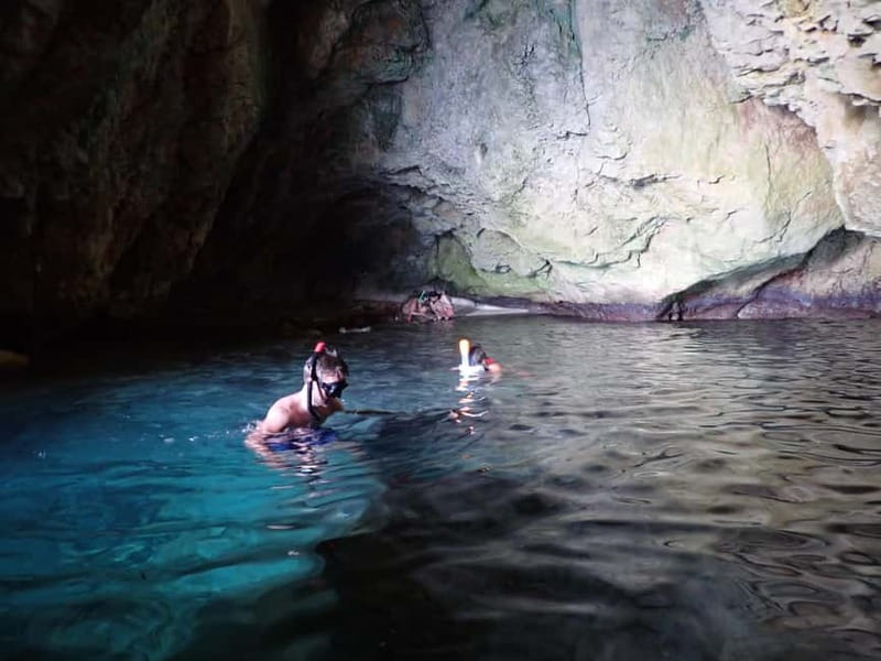 5-hour Cape Greco Caves kayaking + Snorkelling trip - Snorkelling the Ayia Napa Sea Caves and swimming under Lovers Bridge
