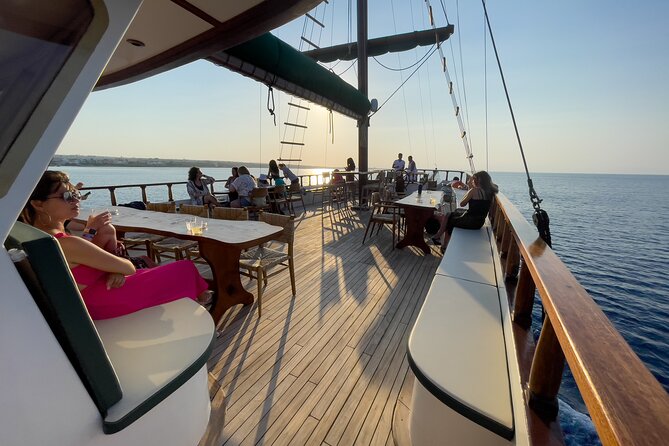 Aerosa Sunset Afternoon Guided Cruise with Dinner in Cyprus - Stop 2, Blue Lagoon: Swim Time With Real Sunset Energy