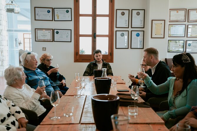 Akamas Wine Experience – All Inclusive Wine Tour - Vasilikon Winery: classic tasting time in the Paphos wine region