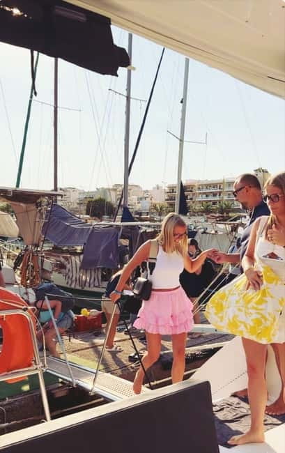 Ayia Napa: Afternoon Catamaran Cruise with Lunch & Open Bar - Meeting at Riva Beachouse and getting settled on DanEri Yachts