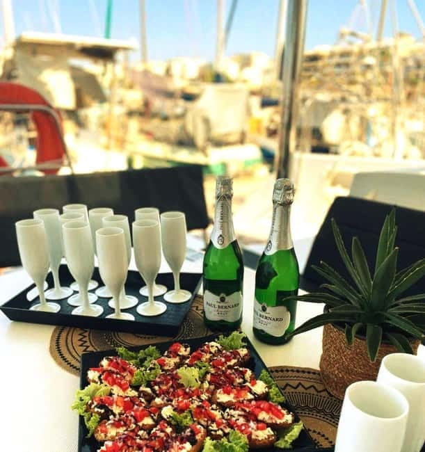 Ayia Napa: Afternoon Catamaran Cruise with Lunch & Open Bar - Blue Lagoon time, and how weather can change your plan