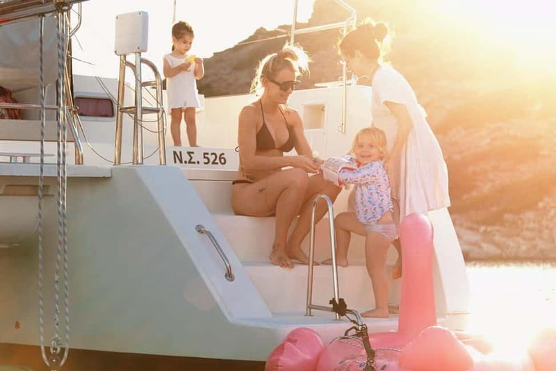 Ayia Napa: Afternoon Catamaran Cruise with Lunch & Open Bar - The deck, the toys, and the little comforts that make 7 hours easy