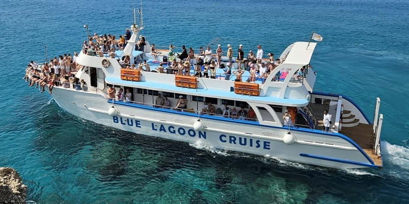 Ayia Napa: Blue Lagoon & Turtle Cruise with Optional Lunch - Blue Lagoon swim stop: one hour that feels like the main event