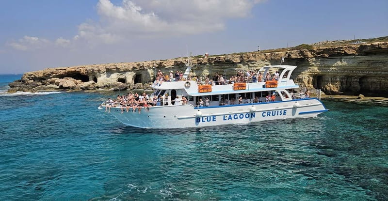 Ayia Napa: Blue Lagoon & Turtle Cruise with Optional Lunch - Price and value: $41 for a half-day water day