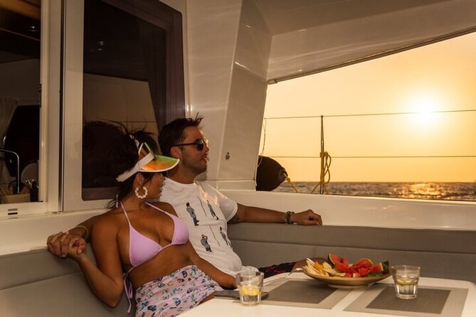 Ayia Napa: Sunset Catamaran Cruise with Lunch & Open Bar - Sunset sailing: the last hour that makes the whole day worth it
