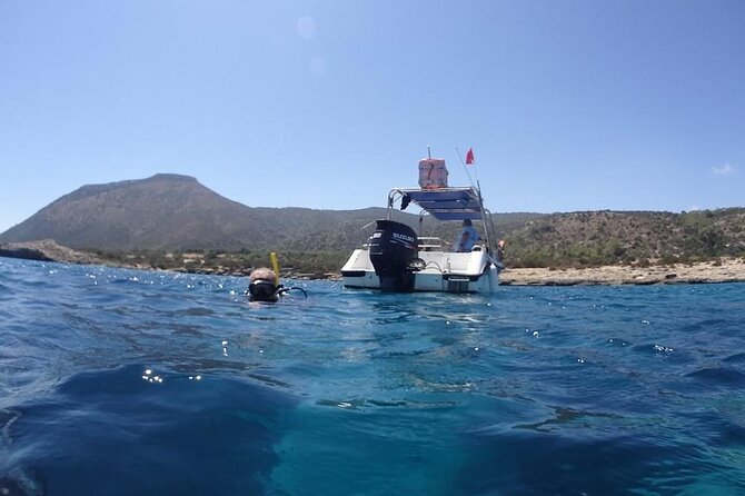 Beginners Discover Scuba Diving By Boat, Best Spot In Cyprus - The Maximum 6 Metres Plan: Confident Descent, Guided by the Instructor