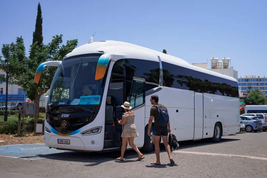 Blue Lagoon Half Day Tour with Water Slide from Paphos - Getting picked up: the bus ride matters more than you think