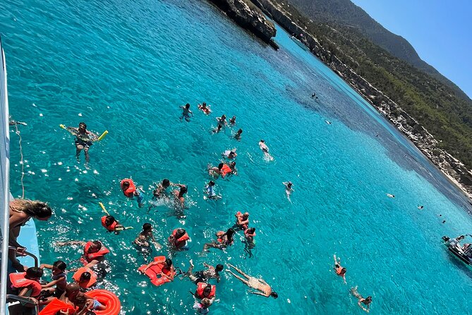 Blue Lagoon trip with slide & music departing from Latchi harbour - Aphrodite’s Baths stop: pretty views with a legend attached