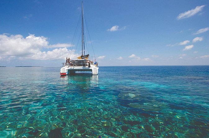 Catamaran Adults Sunset Cruise from Protaras - Green Bay Beach and the Famagusta viewpoint: the cruise gets scenic fast