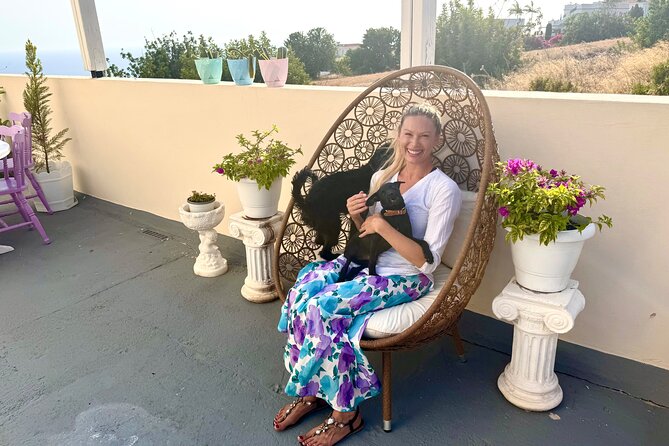 Coffee Cake and Cuddles with Rescue Puppies in a Sea View Villa - Cakes, Cappuccino, and Vegan Options That Actually Help