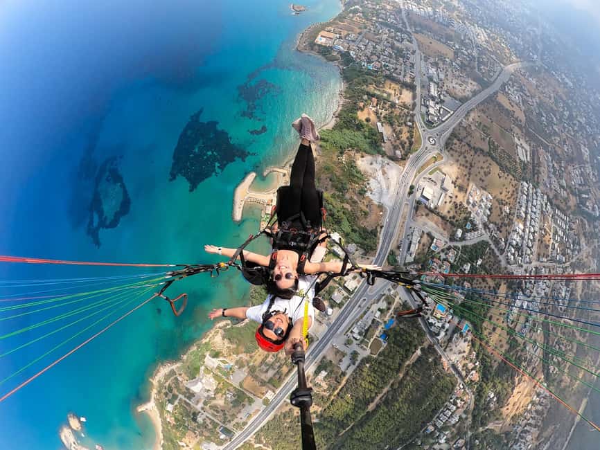 CYPRUS: Tandem Paragliding Experience - Entering the sky above Kyrenia (what it really feels like)