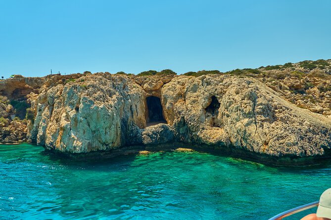 Famagusta Jeep Tour with Blue Lagoon Lunch Cruise from Ayia Napa - Blue Lagoon cruise: snorkeling gear, swim breaks, and lunch on board