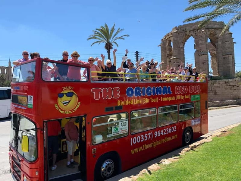 From Aya Napa/Protaras: Varosha Ghost Town Tour on a Red Bus - Getting picked up in Ayia Napa and Protaras, then settling into the ride