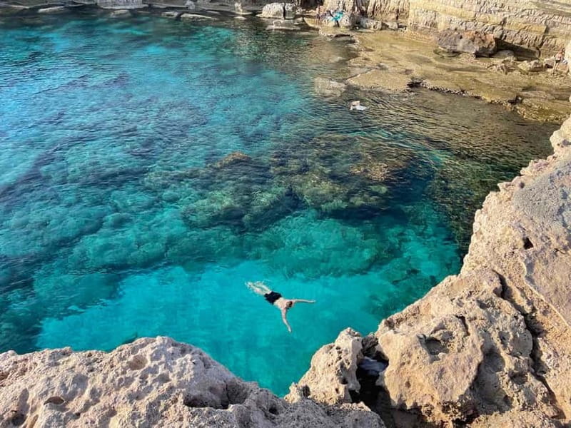 From Larnaca: Cape Greko Guided Tour with Transfers - Ayia Napa Sea Caves: where the coast turns dramatic