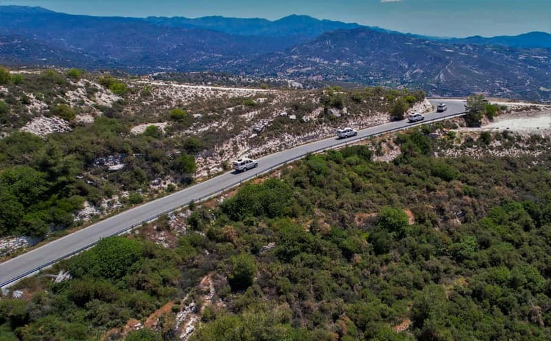 From Larnaca: Grand Tour Jeep Safari - Troodos on wheels, not a bus tour