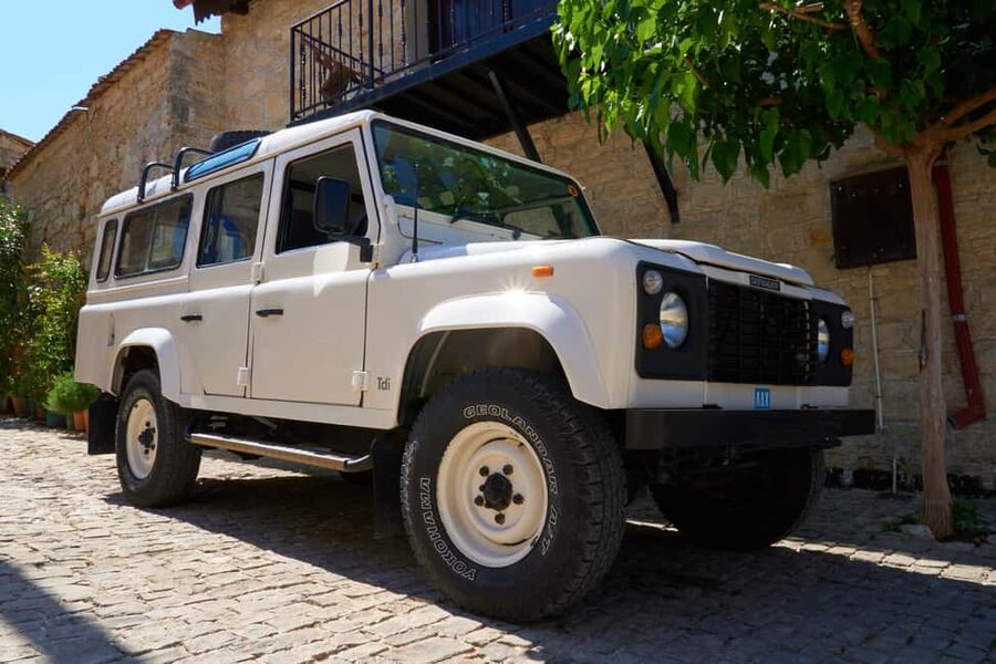 From Larnaca: Grand Tour Jeep Safari - Pano Platres lunch: fuel for the second half