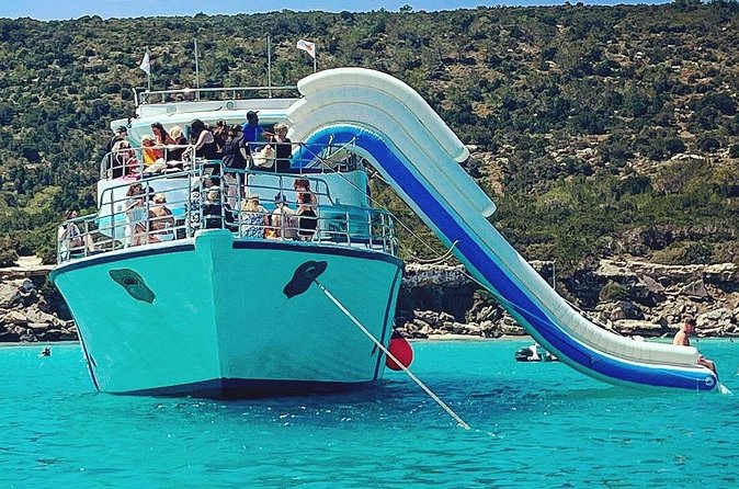 From Latchi: 3 hrs Blue Lagoon Akamas Cruise & large slide - Onboard Bar and Extra Purchases: How to Budget for Snacks