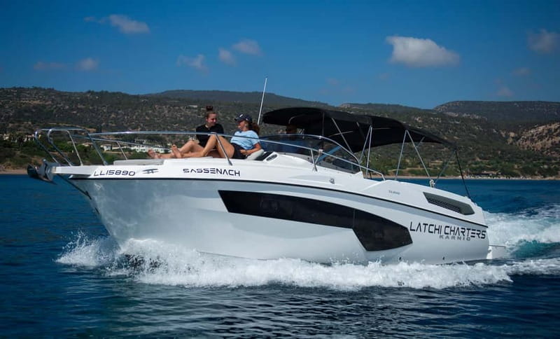 From Latchi: Blue Lagoon Tour via Karnic SL800 Boat - Getting aboard: Latchi start points and what that means for your schedule