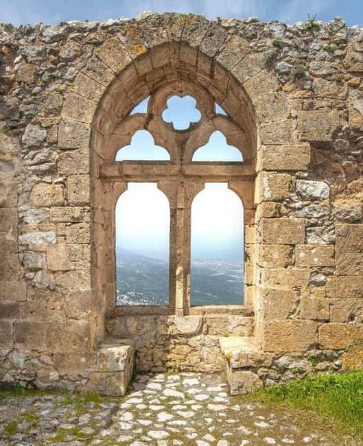 From North Cyprus: Kyrenia, St Hilarion Castle, Bellapais - Lunch at Bellapais: optional, but plan for it