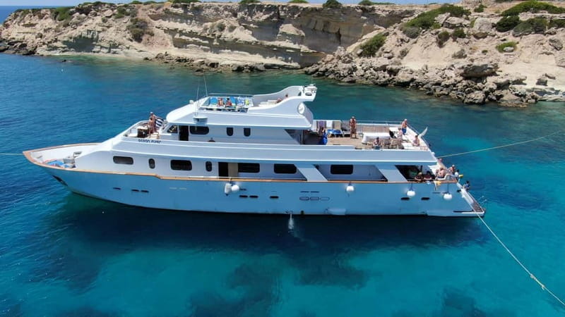 From Pafos: Ocean Flyer VIP Cruise - Adults Only - VIP yacht, limited group, adults-only vibe