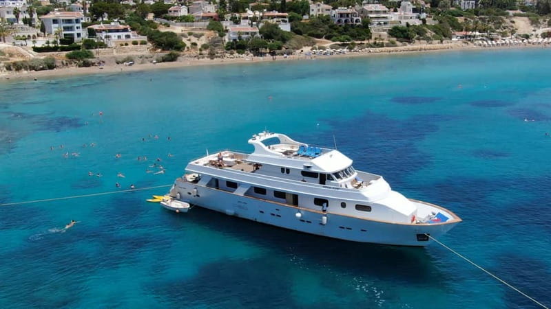 From Pafos: Ocean Flyer VIP Cruise - Adults Only - A mountain waterfall moment: why it’s a nice contrast