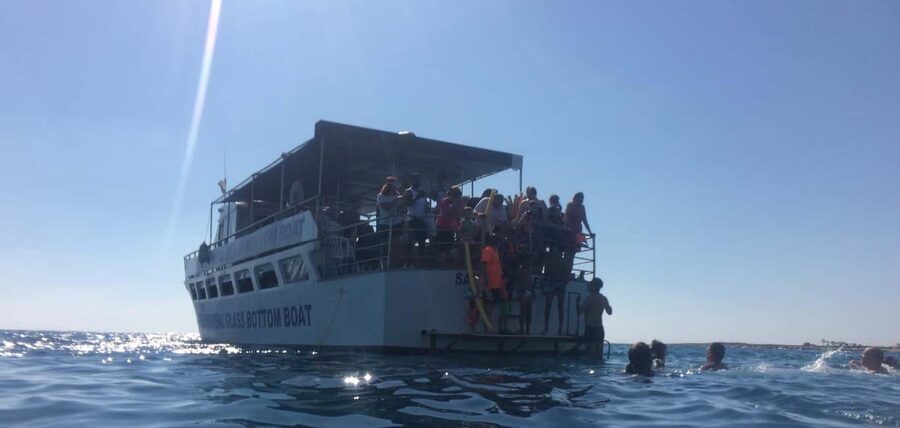 FROM PAPHOS: 1.5 HRS Glass Bottom Boat Cruise with swimming - Price and Value: Is $23 a Good Deal?