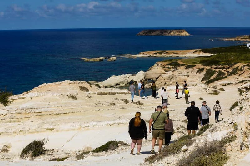 From Paphos: Coral Bay and Adonis Baths Guided Tour - Lara Bay swim time, and why this is where the day feels real