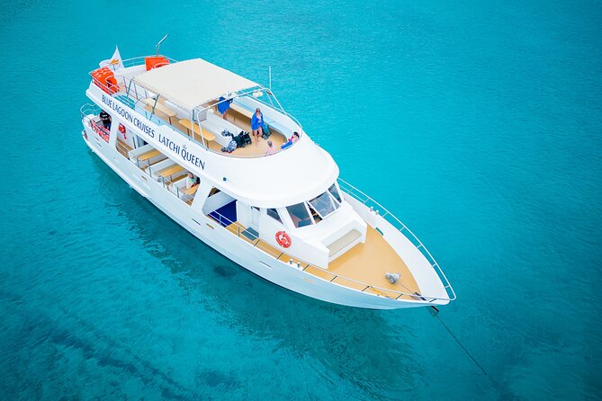 From Paphos Highlight Tour with Baths of Aphrodite & Blue Lagoon - Blue Lagoon Boat Ride and Swim: The Main Event