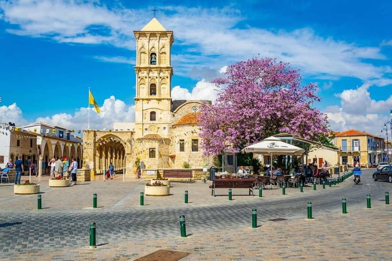 From Paphos: Larnaca Highlights Tour with Lefkara & Nicosia - Larnaca’s salt lake and Hala Sultan Tekke mosque views