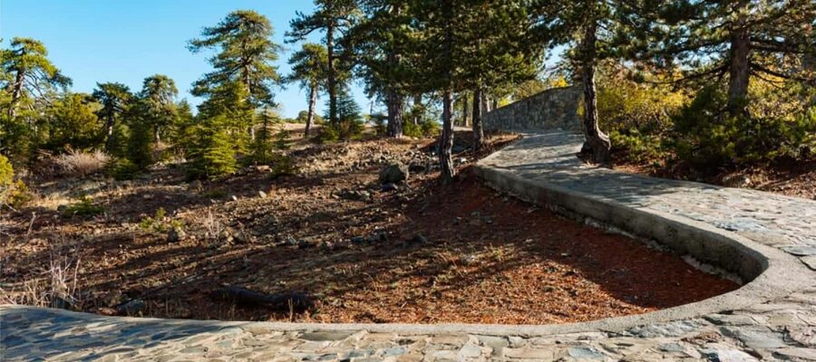 From Paphos: Troodos Jeep Safari - Pano Platres lunch break, then a short walk to the waterfall
