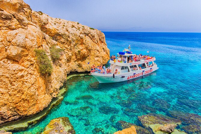 From Protaras: Turtle Cove & Blue Lagoon Cruise - Pernera fishing shelter and the sailor-chapel moment