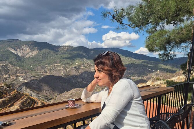 From Roses to Mountain, Agros (Troodos area)- Wine -Nature Walk - Tsiakkas Winery in Pelendri: Xynisteri and Maratheftiko with mountain views