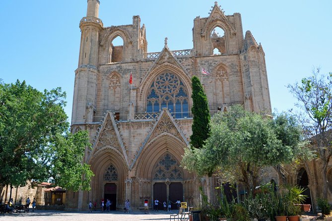 Ghost-Town Famagusta Mini Bus Tour from Protaras and Ayia Napa - Inside the walled city: gothic walls, moat views, and 365 churches