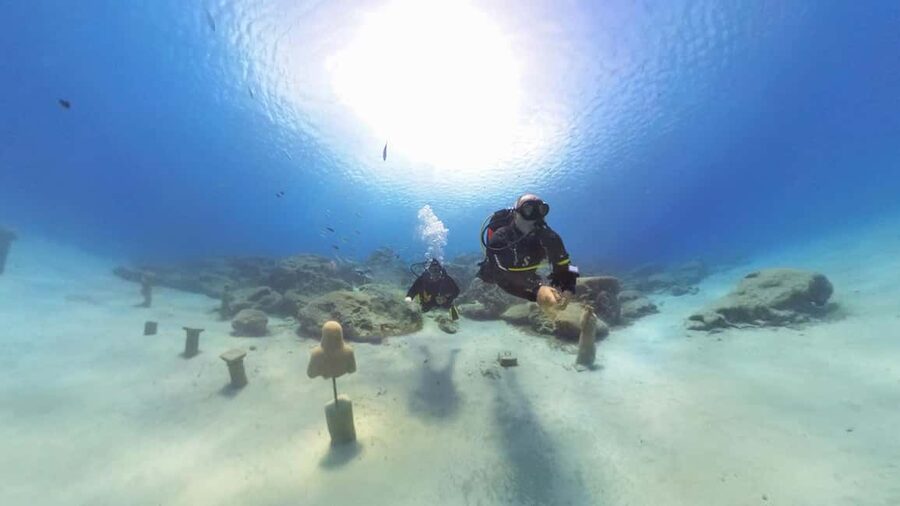 Green Bay Cyprus - Scuba diving - Guided Dive or Try Dive - Private instruction with Jürgen and Susanna, and why it calms first-timers