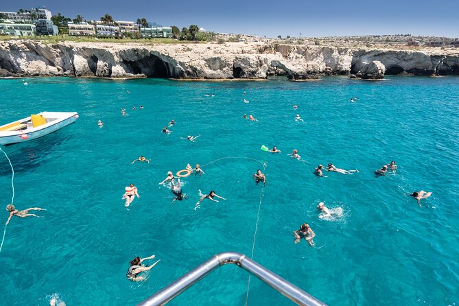 Half-Day Odyssey Guided Boat Safari with Lunch in Cyprus - The lunch and drinks break, what’s included and how it changes the value