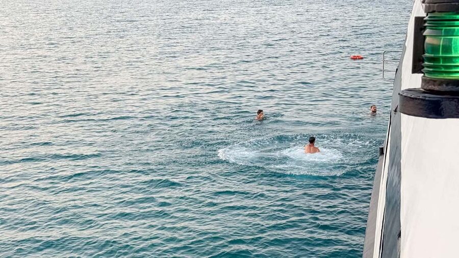 Larnaca: Disco Sunset cruise - The sunset sailing segment: music, dancing, and a deck view