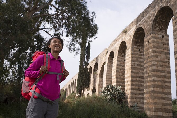 Larnaca's Splendors: From Ancient Echoes to Wine - Entering the day at Kamares Aqueduct: water engineering you can picture