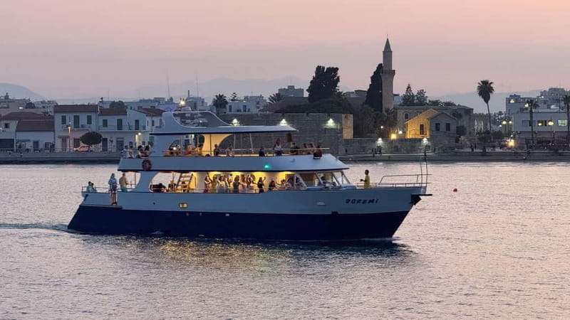 Larnaca: Sunset Cruise with a Glass of Wine - The vibe check: animation, dance, and meeting people