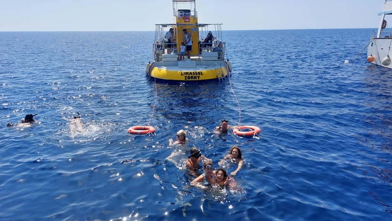 Larnaca: Yellow Submarine Mini Cruise with a Swim Stop - Why the Yellow Semi-Submarine feels different in Larnaca Marina