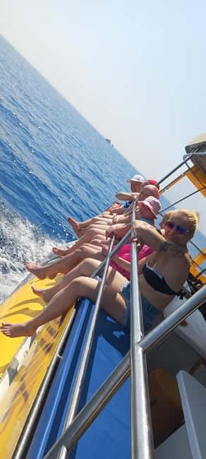 Larnaca: Yellow Submarine Mini Cruise with a Swim Stop - Meet the Ms Zenobia wreck, viewed from around 20 metres down