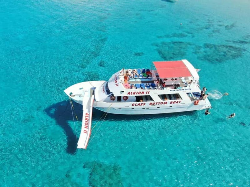 Latchi: Blue Lagoon Glass Bottom Boat Cruise with Drinks - A Latchi glass bottom cruise built around the water