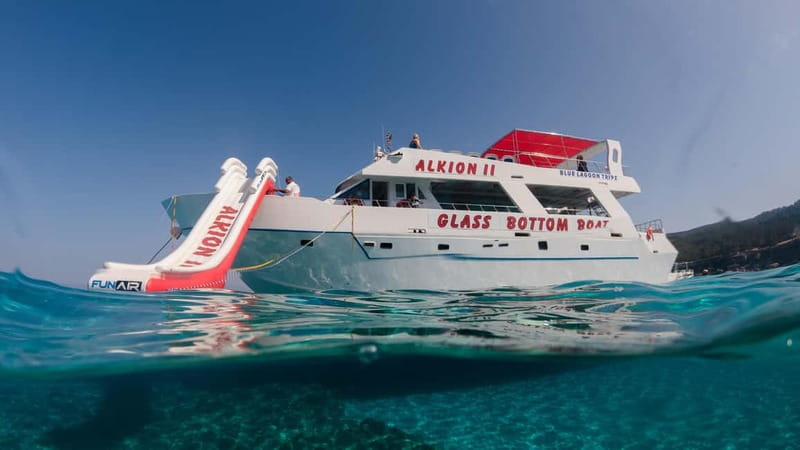 Latchi: Blue Lagoon Glass Bottom Boat Cruise with Drinks - Where to meet the Alkion ll and what to do first