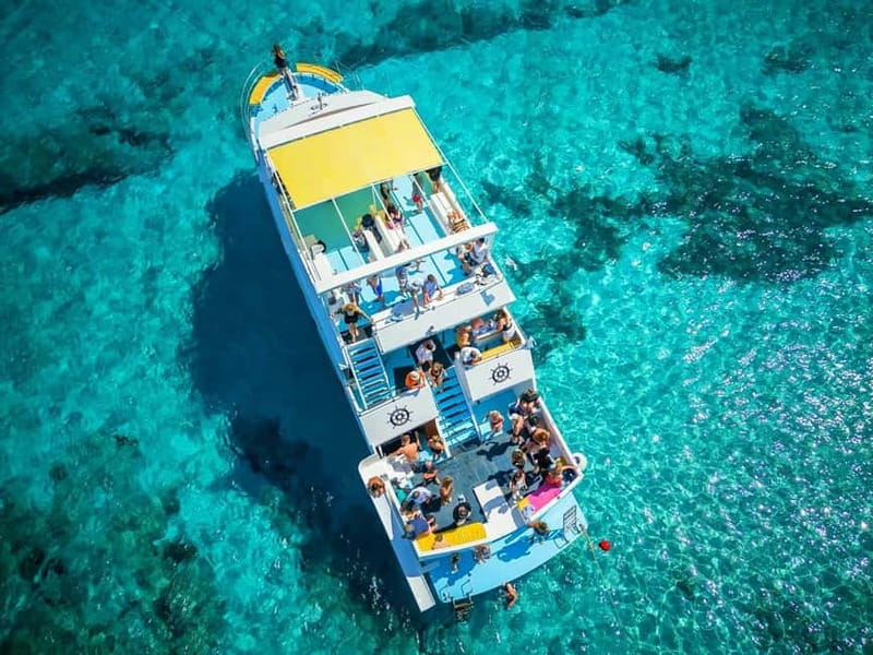 Latchi: Blue Lagoon Mediterranean One Boat Cruise - Onboard comfort: Wi-Fi, showers, and the pace of a short sea day