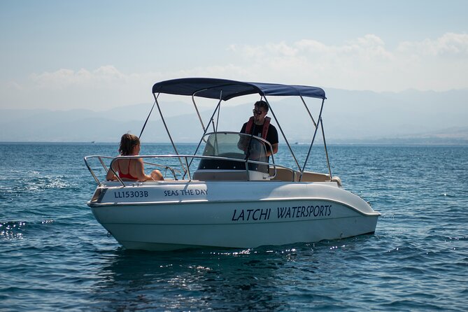 Luxury Eden 18 Private Self-drive boat hire to Blue Lagoon & more - Key highlights at a glance