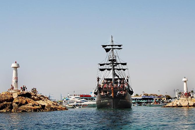 Mega Day Black Pearl Cruise from Protaras - Setting Sail on the Black Pearl From Ayia Napa Harbour