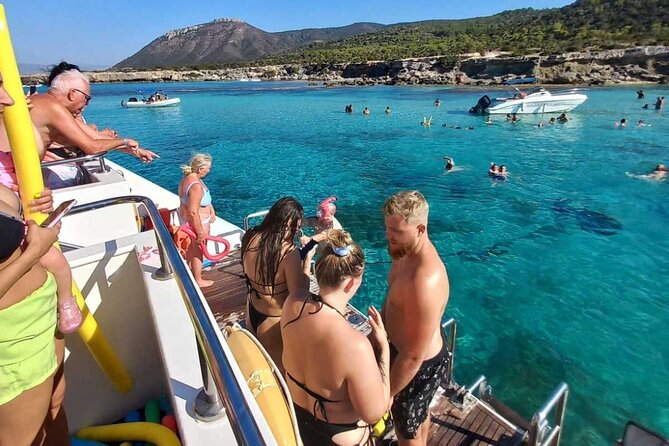 Nafsika II Half Day Cruise Swimming to blue lagoon water slide - Crowds at the Lagoon, the One Tradeoff You Should Plan For