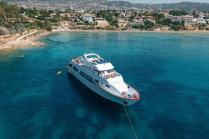Ocean Flyer VIP Cruise from Paphos Adults Only - Swim stops, canoeing, and the snorkel gear reality