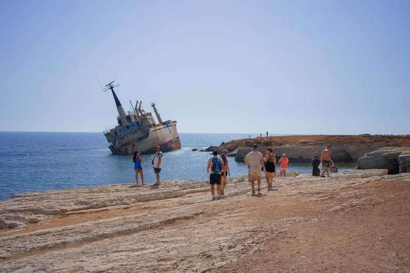 Paphos/Akamas: Blue Lagoon Bus & Boat Tour with Water Slide - Blue Lagoon: 1 hour to swim, slide, and grab the best angle