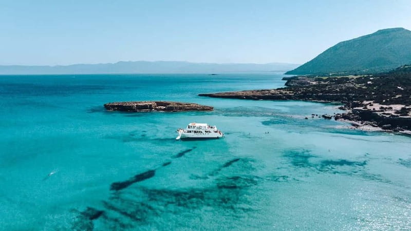 Paphos: Blue Lagoon Afternoon Cruise with Swim, BBQ & Wine - Akamas sea bays: what to look for before the Blue Lagoon swim