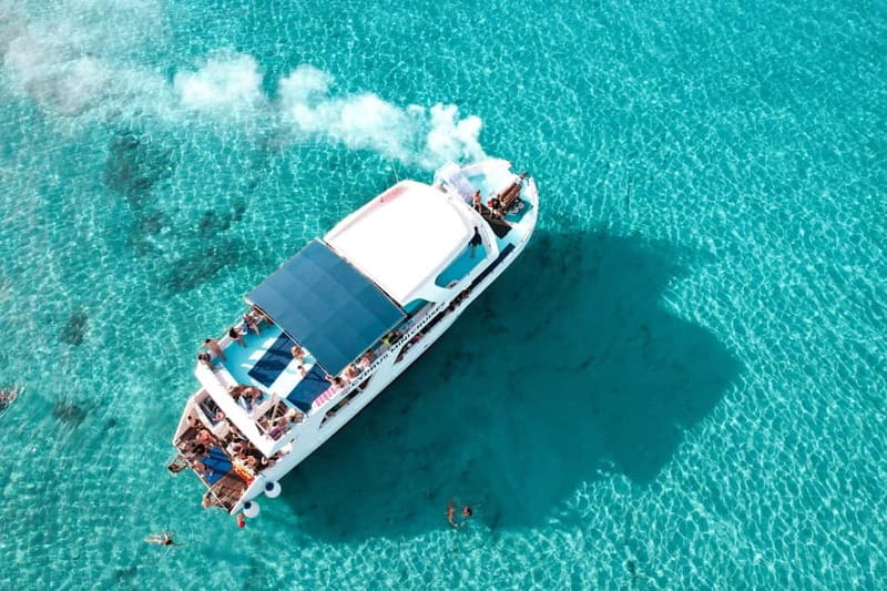 Paphos: Blue Lagoon Afternoon Cruise with Swim, BBQ & Wine - On board BBQ dinner with unlimited wine and juice